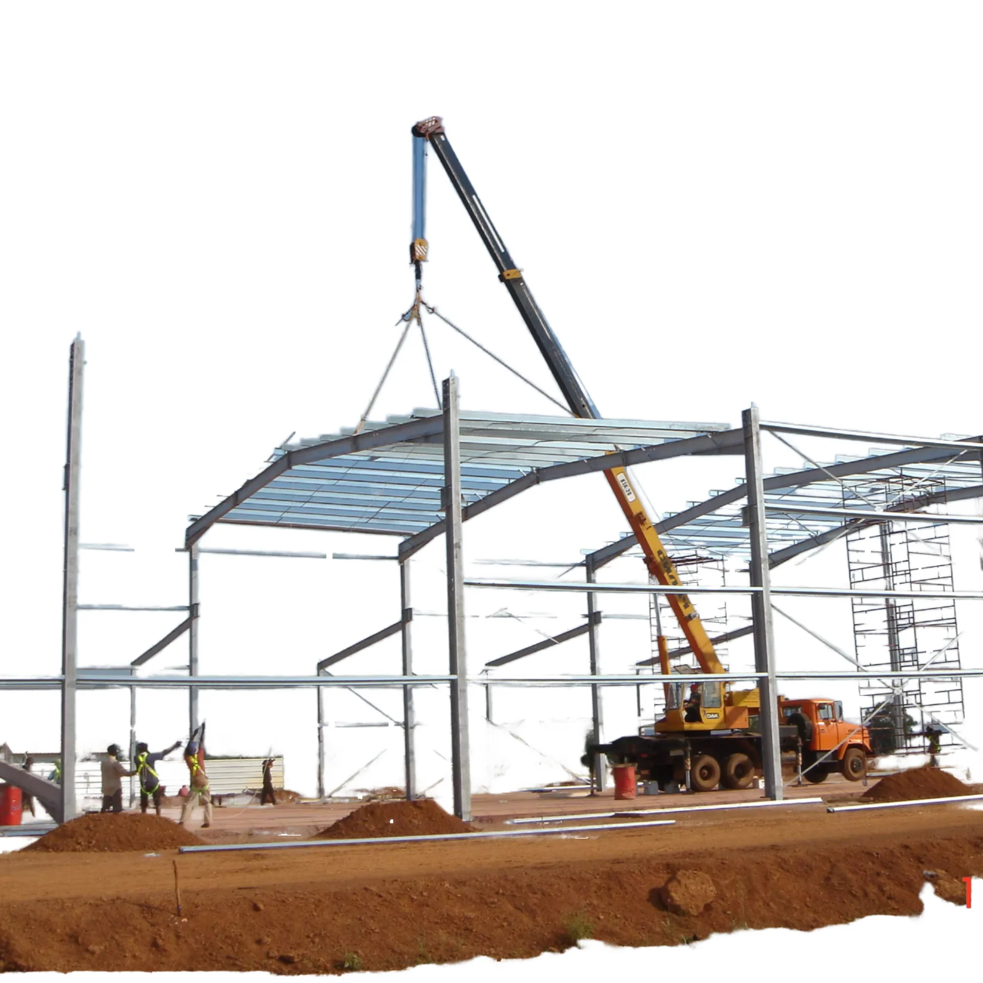 Heavy Duty Factory Workshop Long Span Frame Metal Industrial Plant Shed Style Garage Steel Structure Warehouse