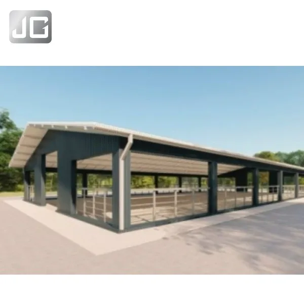 Prefab Industrial Steel Structure Workshops Warehouses-Customized Anti-corrosion Hot Dipped Galvanized Drawings ISO9001
