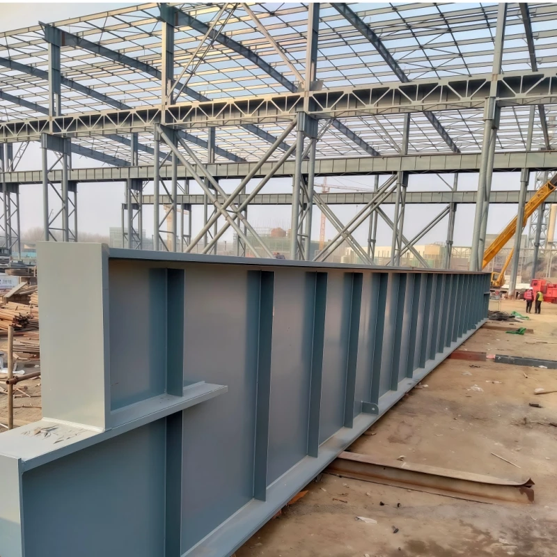 High-quality Large Span Pre-Engineered Prefabricated Warehouse Workshop Building Steel Structure with Metal Sheet Sandwich Panel