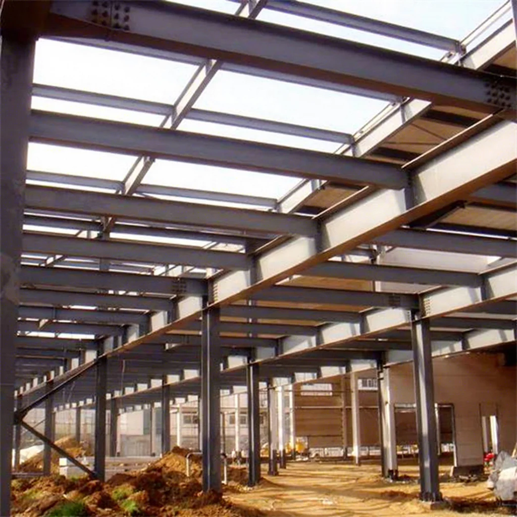 Economic Fast Installation Prefab Sandwich Panel Light Steel Thin Walled Structure for Supermarket Workshop Use 50-Year Lifespan