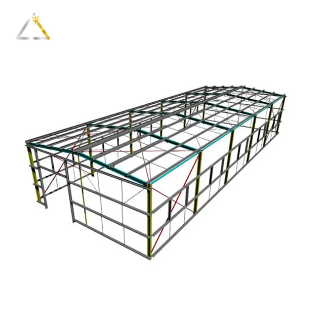 Fast Assembled Warehouse Sports Hall Construction Type of Steel Building Metal Structure