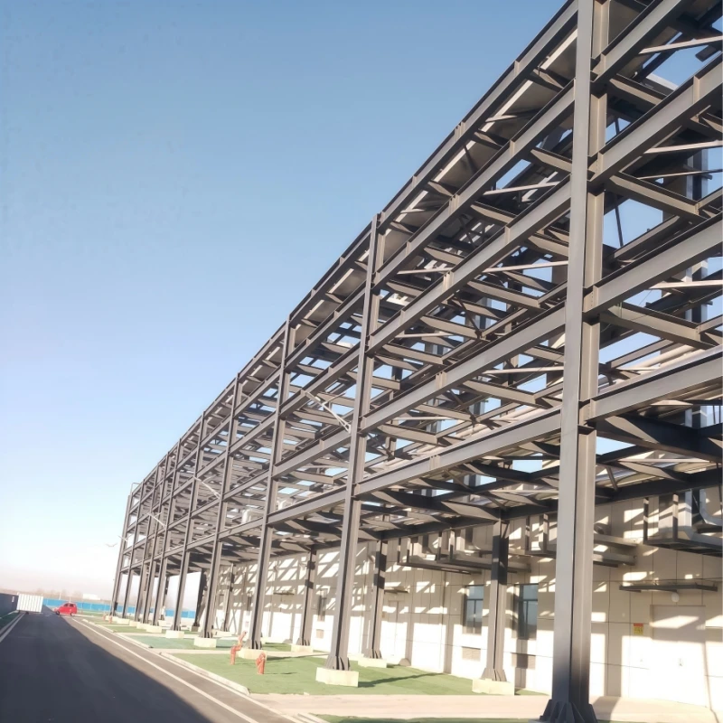 Factory Construction Fabrication Exporter Customized Modern Style Prefab Outdoor High Rise Galvanized Steel Structure Warehouse