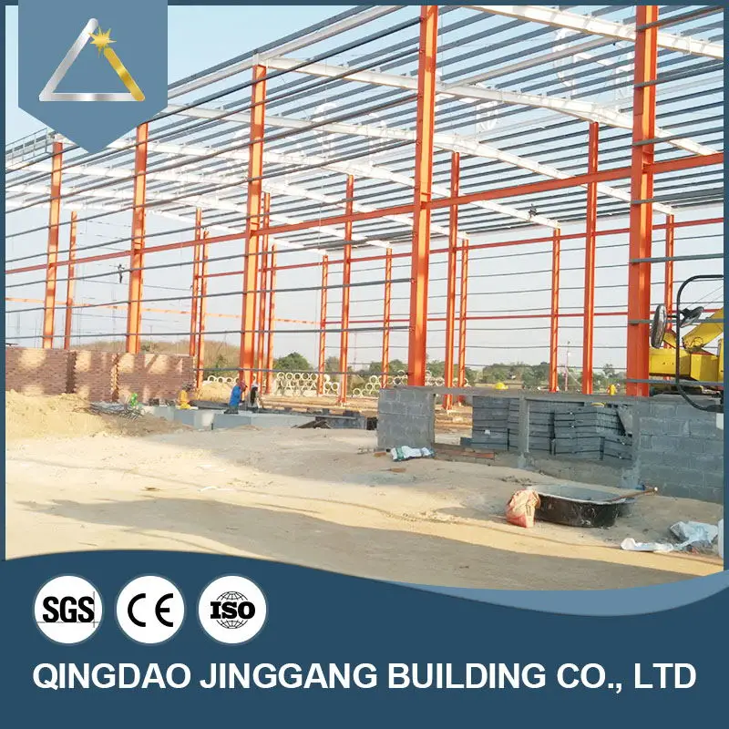 Rapid Prefab Small Warehouse Curtain Wall Structural Frame Pre-Engineered Building Steel Structure