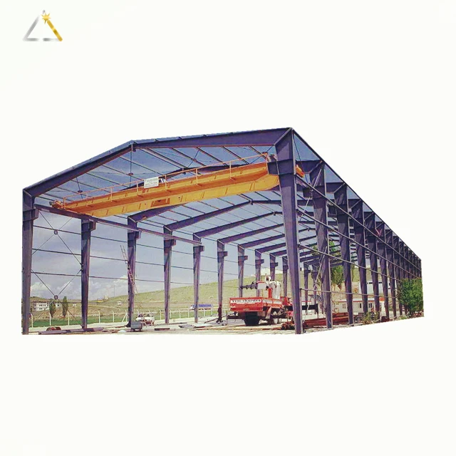 Wide Span Materials Warehouse Workshop Fabrication Space Frame Construction Steel Building Metal Structure for
