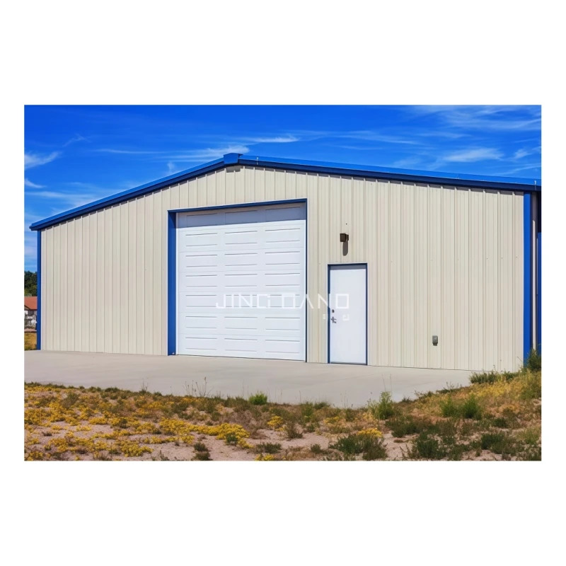Prefab Warehouse Work Plant Frame Buildings Prefabricated Hangar Hall 8 X 12 X 4 Steel Structure Hall