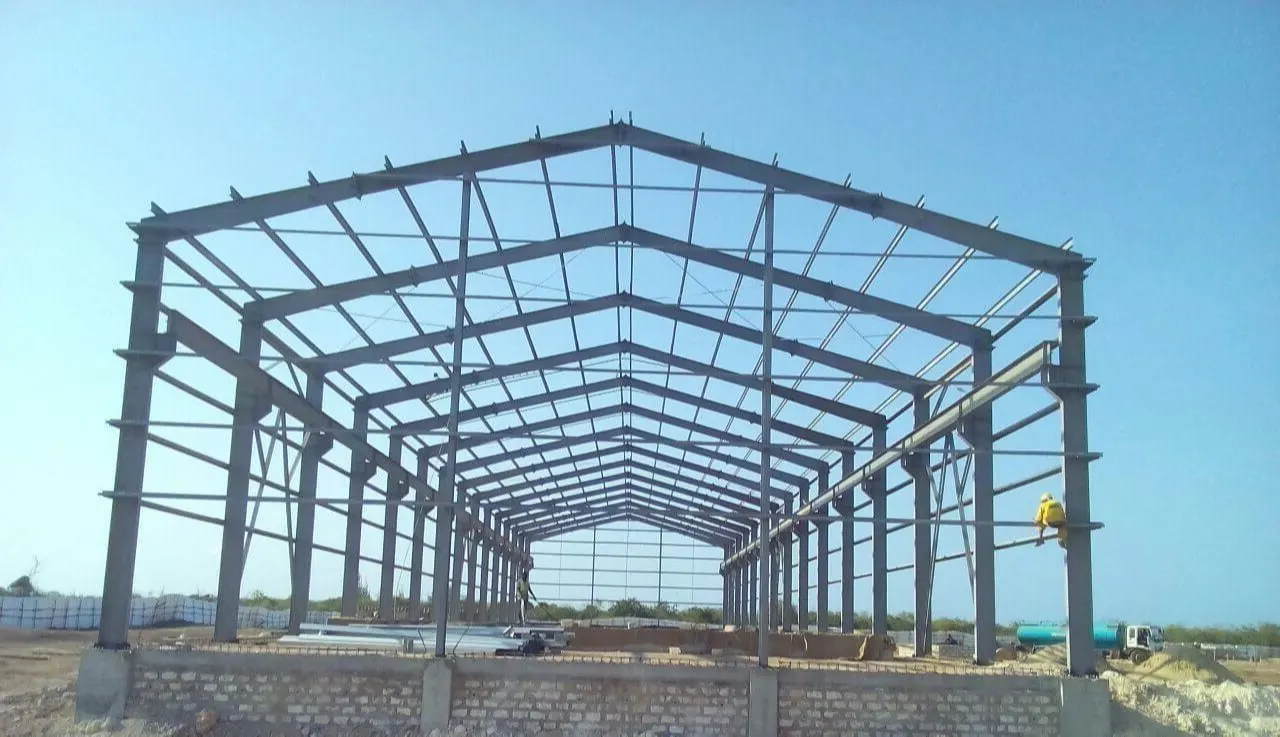Prefabricated Pole Barn Kits Building Warehouse Self Storage Metal Building Customized Workshop Steel Structure