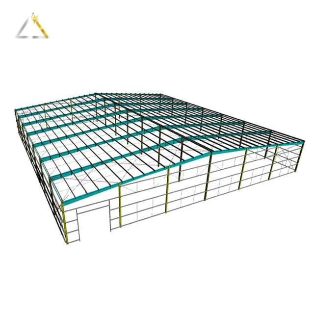 Wind-Resistant Warehouse Storage Shelves Church Steel Shade Structure Construction Building Prefabricated Metal