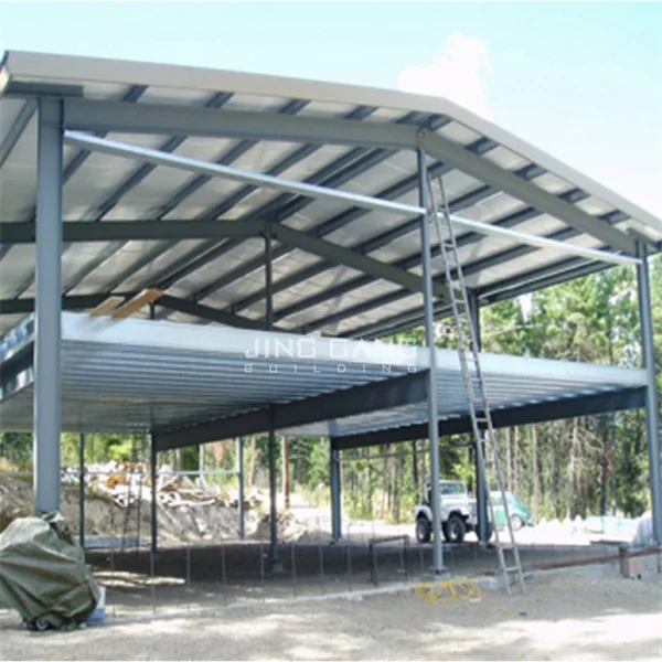 Steel Structure Building Prefabricated Heavy Duty High Rise Industrial Warehouse with Welding & Cutting Services