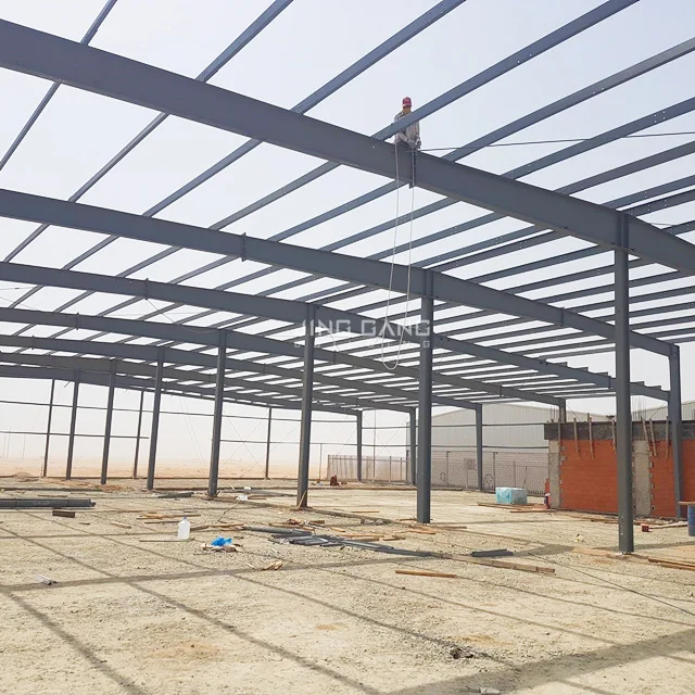 High Quality Light Steel Storage Shed for Warehouse and Steel Workshop with 50-Year Lifespan