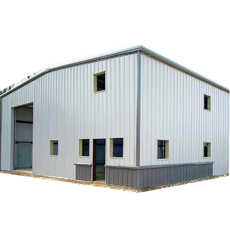 Prefab Heavy Duty Steel Structure Workshop Shed Frame High Rise Warehouse Building with Welding & Cutting Services