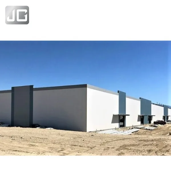 New Industrial Design Galvanized Steel Sheet Modern Style Metal Sheds Water Plant Workshop Warehouse