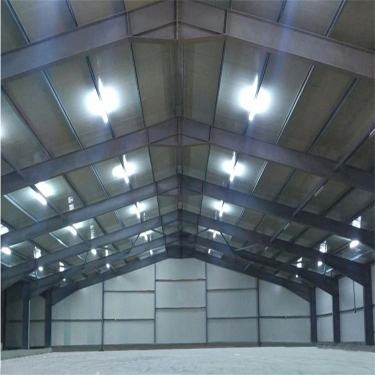 Read Made Prefabricated Warehouse Garages Frames Roof Beams Industrial Building Steel Structure Storage Sheds