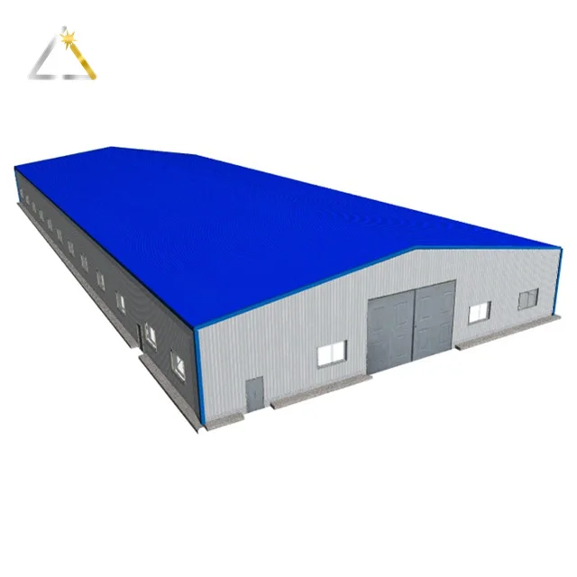 High Quality Prefabricated Warehouse Steel Structure Hall Frame Metal Construction Building Industrial for Sale