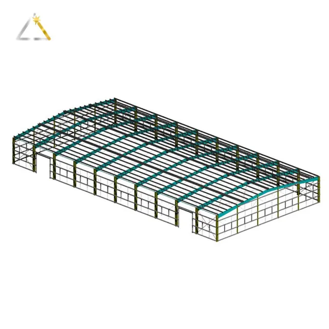Heavy Structure Warehouse Factory Entrepot Workshop Supply High Rise Metal Building Structural Steel