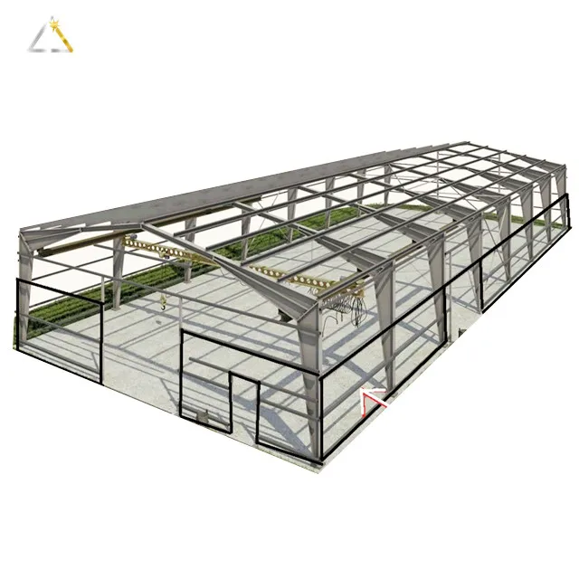 Warehouse Pre Fabricated Factory Portable Frame Sectional Building Storage Steel Structure