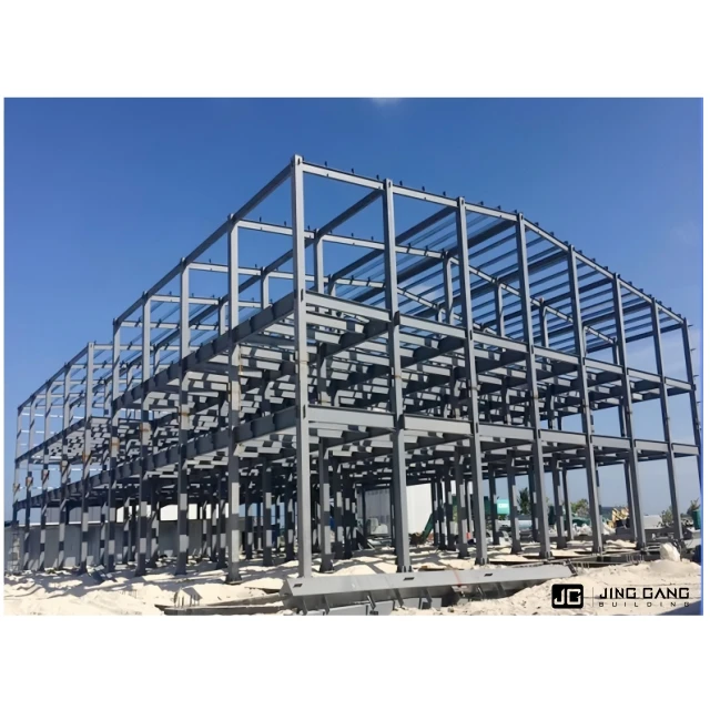 School Metal Custom Steel Structure Construction Prefab Office Building Prefabricated Warehouse