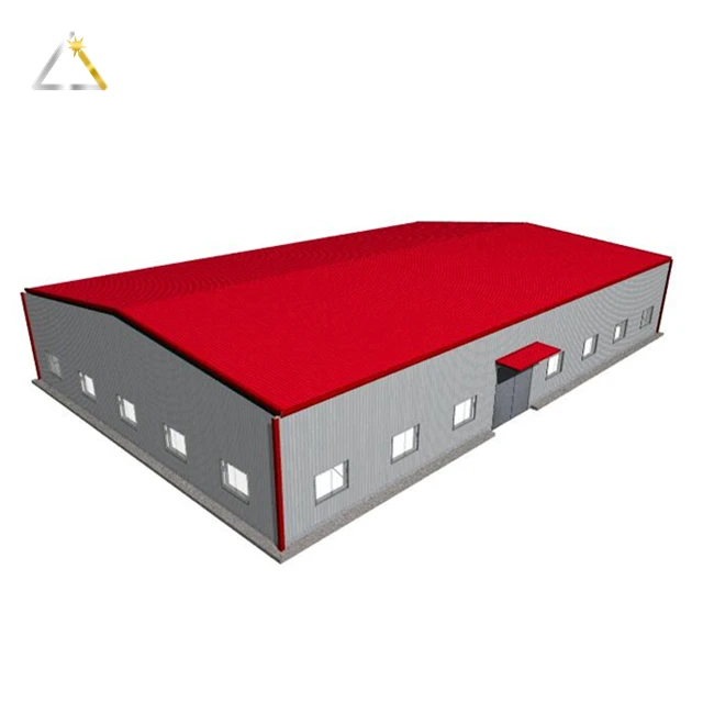 Wind-Resistant Warehouse Storage Shelves Church Steel Shade Structure Construction Building Prefabricated Metal