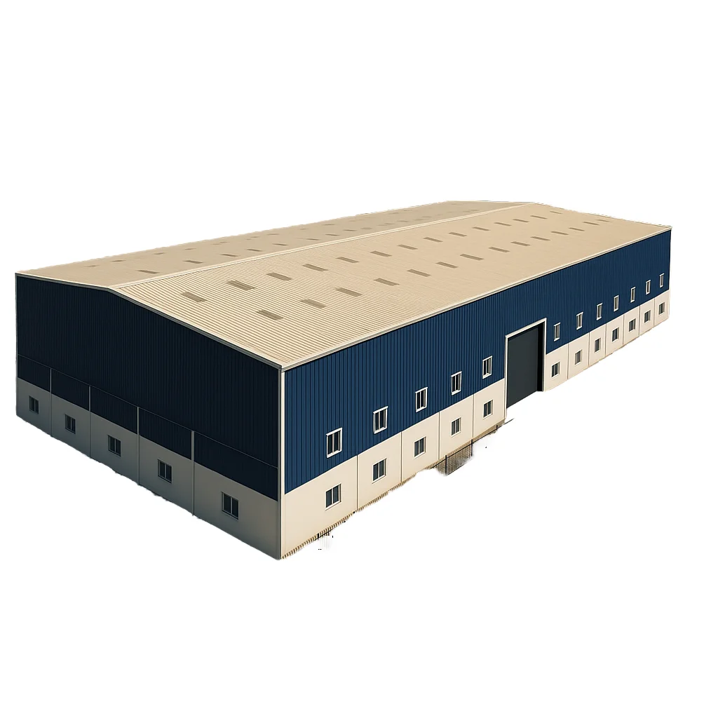 Customized Modern Design Steel Structure Dwg Design Shed Workshop Factory Racking System Storage Warehouse with 5+ Year Warranty