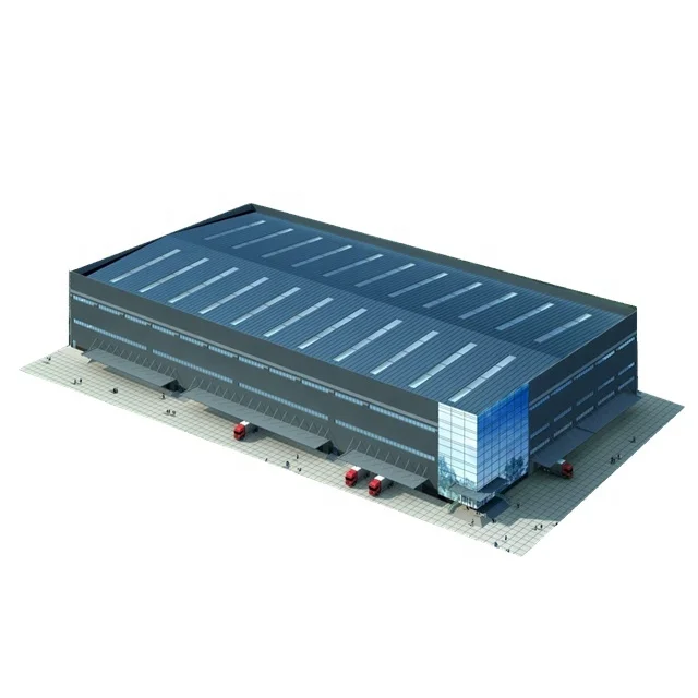 Steel Structure Industrial Hangar Customized Design Service Prefabricated Building