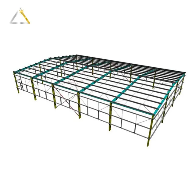 Rapid Prefab Small Warehouse Curtain Wall Structural Frame Pre-Engineered Building Steel Structure