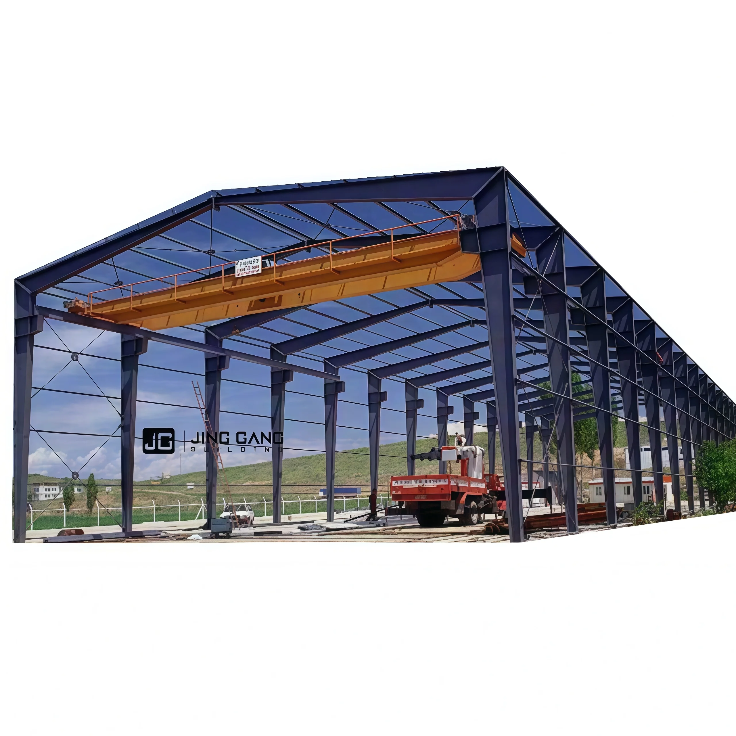 Light Steel Structure Warehouse Shed Drawings of Prefab Building