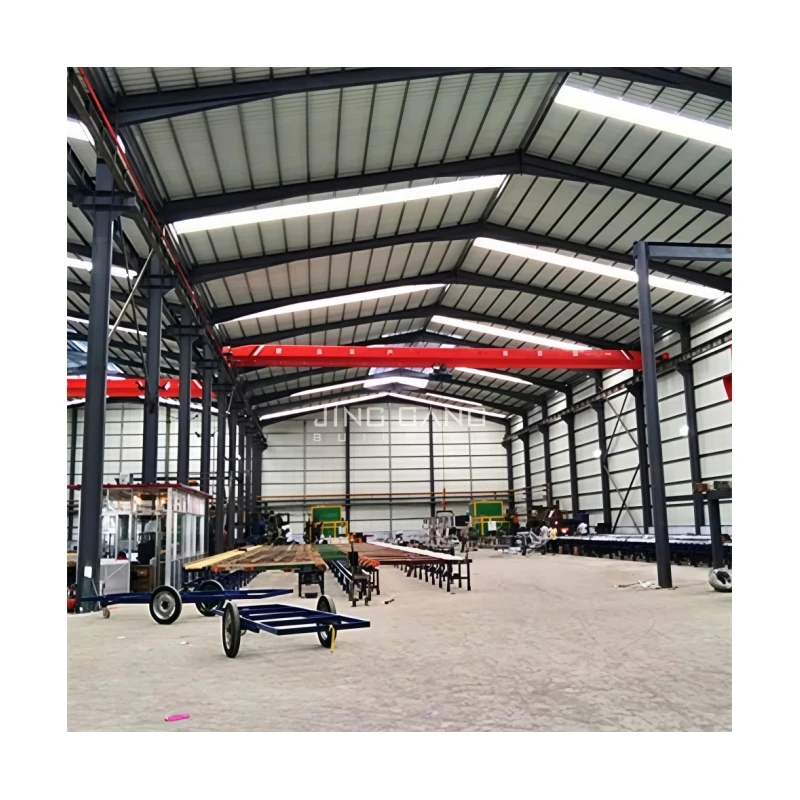 Prefabricated Warehouse Prefab Workshop Factory 50 X 150 Metal Building Light Steel Structures