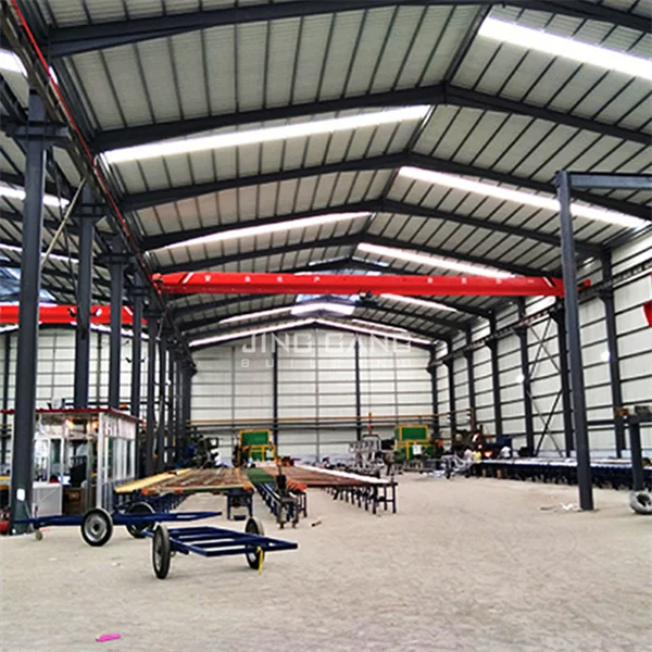 Commercial Industrial Light High Rise Steel Warehouse Building with Welding and Cutting Services
