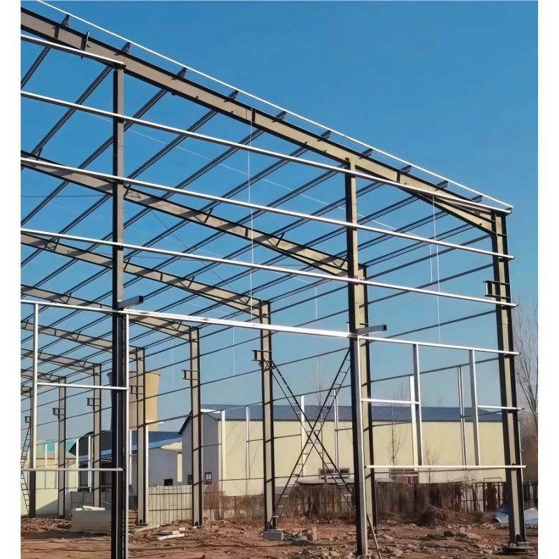Design Pre-Engineered Industrial Steel Structure for Portable Warehouse and Workshop Construction with Sandwich Panel