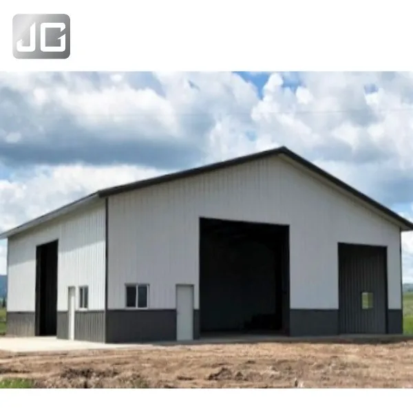 Pre Engineered Light Steel Workshop Warehouse Wall Panels with Welding & Cutting Services Tekla Model Design for Steel Structure