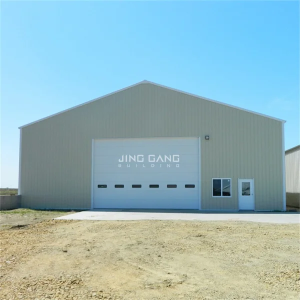 One-Stop Service Sandwich Panel Hangar Aircraft Building Industrial Metal Materials Steel Structure Build