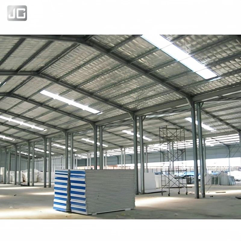 Heavy Duty Portal Frame Steel Structure Factory Building for Industrial Warehousing