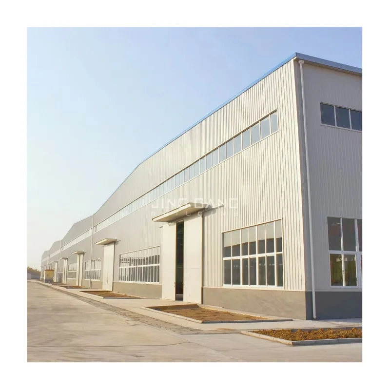 Metal Heavy Welding Building Workshop Warehouse Quick Installation Cheap Prefab Prefabricated Fine Quality Steel 3D Structure