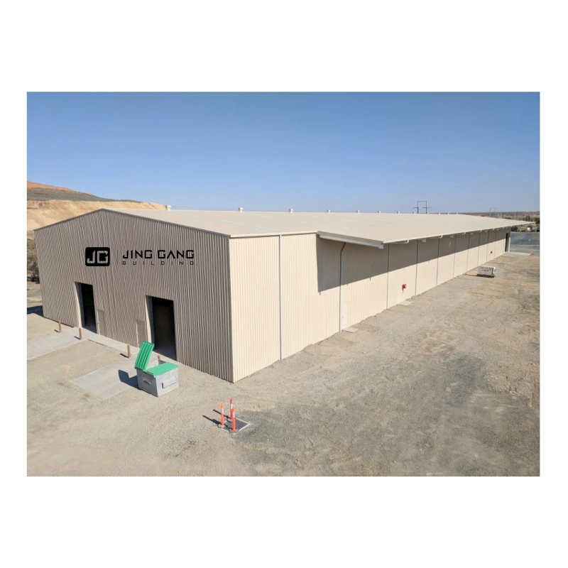 Prefabricated Modular Industry Iron Fabrication Structural Hangar Building Qingdao Steel Structure Warehouse