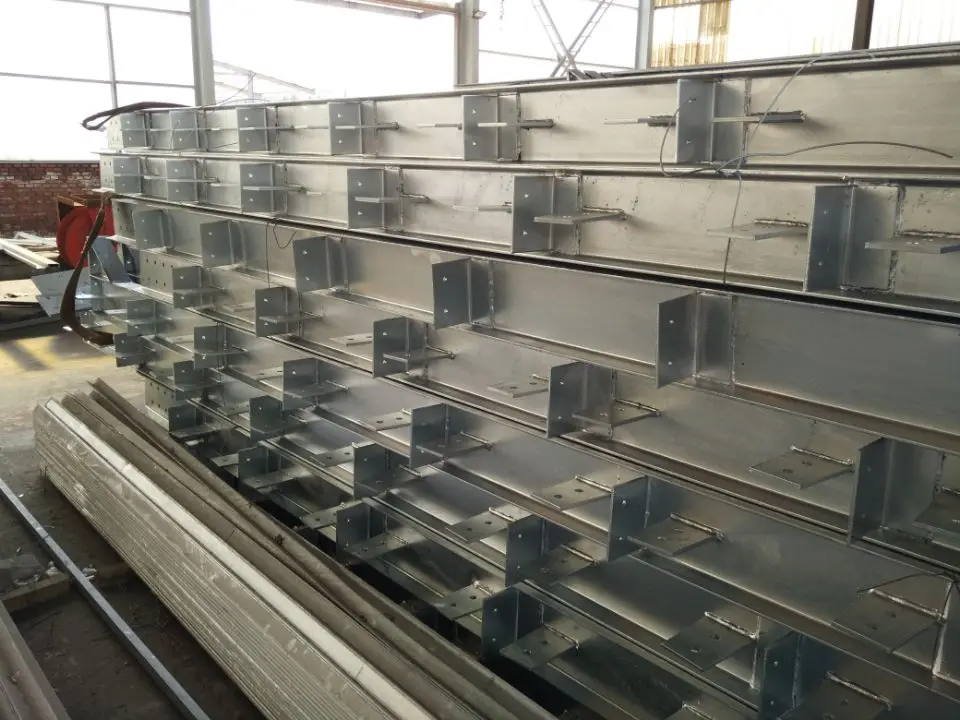 Verified Supplier Light Steel Modern Chicken House Structure Poultry Farm Material Design with Welding Cutting Bending Services