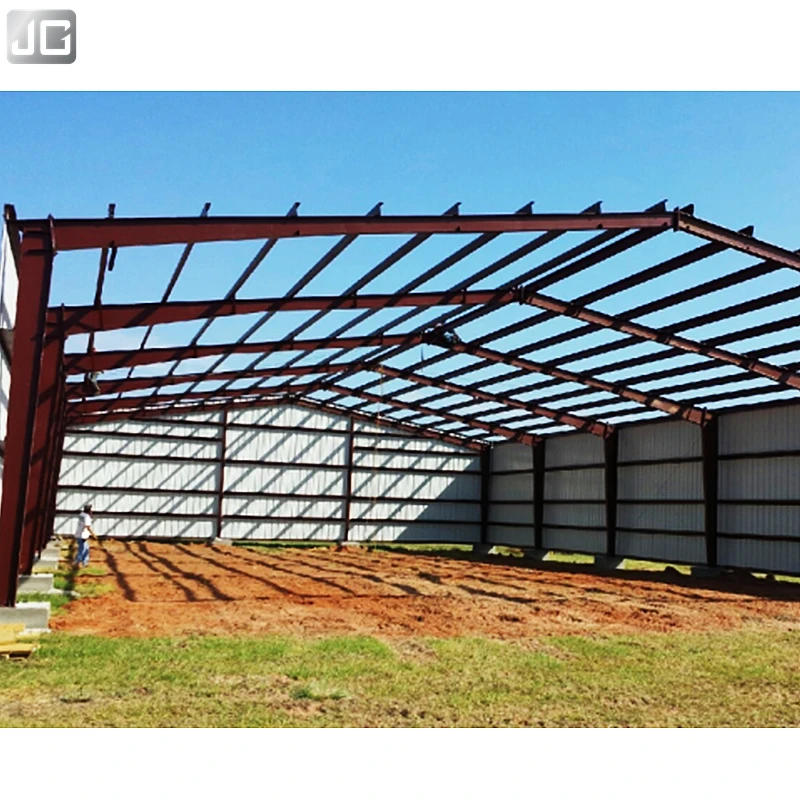 Prefab Steel Structure Metallic Metal Shed Hangar Garage Storage Building Sets Kids Kits