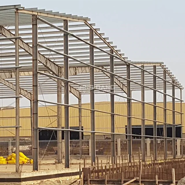 Prefabricated Long-Life Space Frame Building for Petrol Steel Structure Gas Station