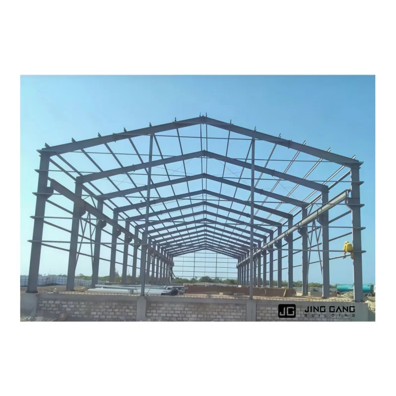 Customized Pole Barn Kits Barndominium Building Farm Shed Prefab Warehouse Prefabricated Heavy Steel Structures