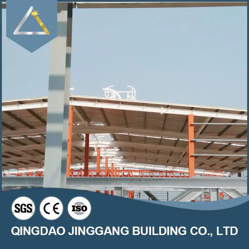 Platform Structural Warehouse House Prefabricated Light Frame Structure Steel Framed Building Industrial Design