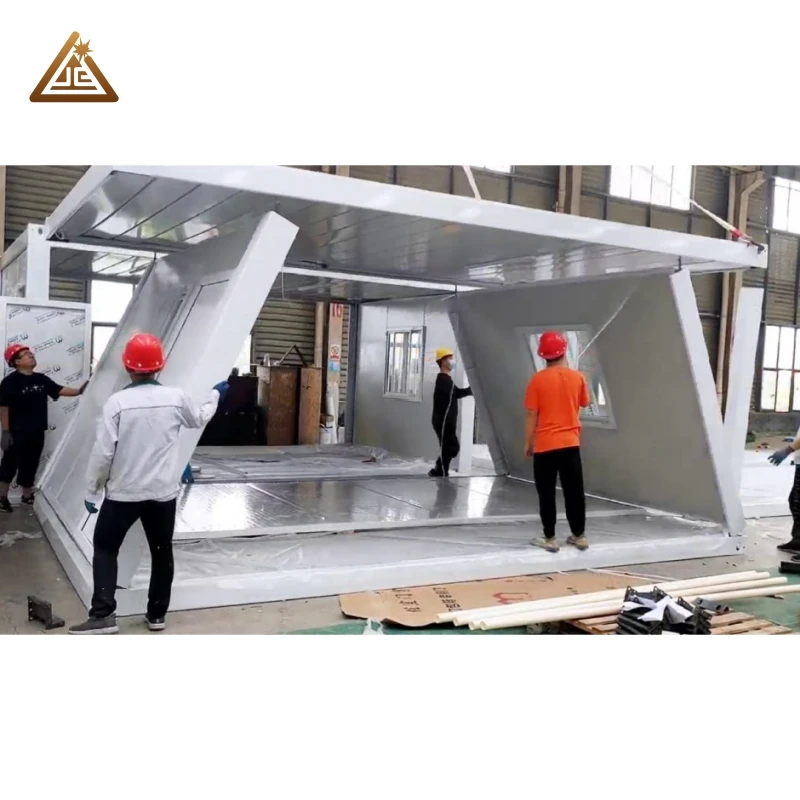 High Quality Low Cost Apartment Office Living Style Folding Container House Luxury
