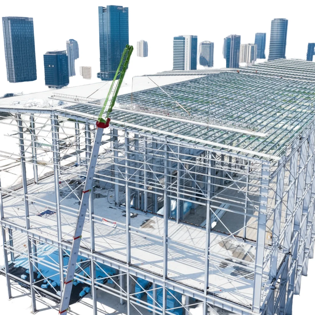 Custom Design Heavy Industrial Large-span Load-bearing Strong Steel Structure Factory Warehouse Workshop Building