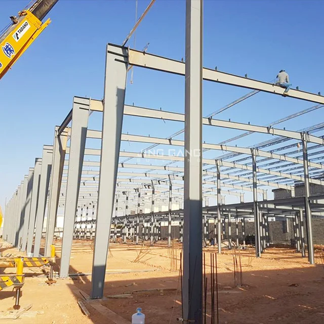 China High Quality Structure Garage Shed Professional Design Car Garage Prefab Steel Prefabricated Warehouse