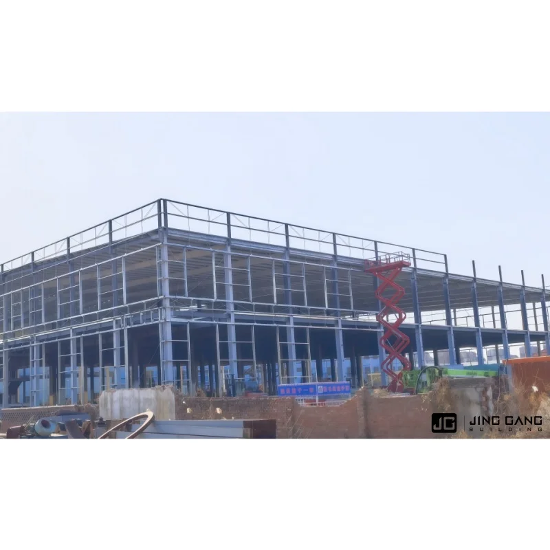 Metal Frame Prefabricated Apartment Permanent Building Light H I Beam Prefabricated Workshop Steel Structure