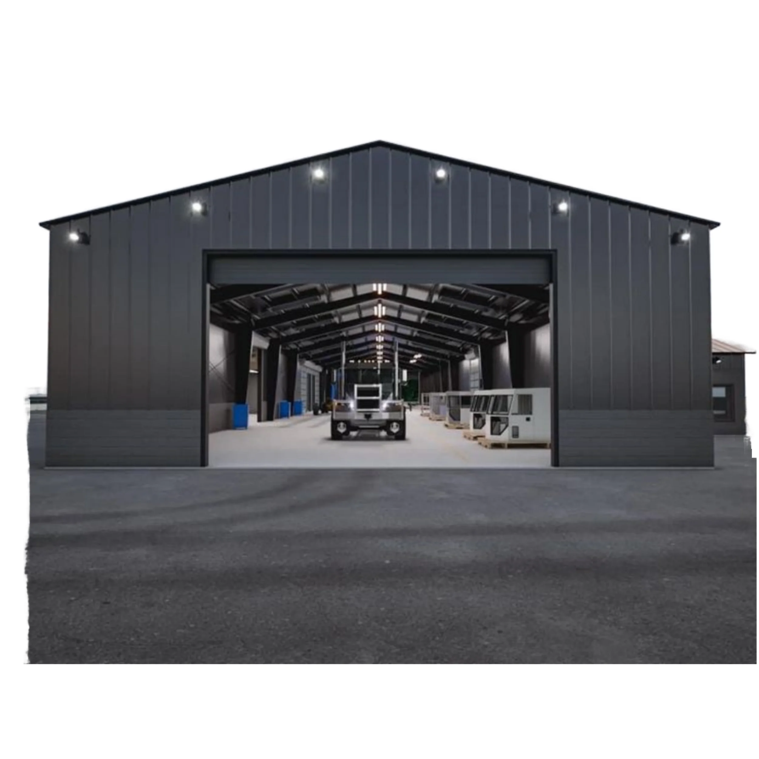 High Quality Manufacturer Prefab Sandwich Panel Customized H-shaped Industrial Steel Structure Warehouse