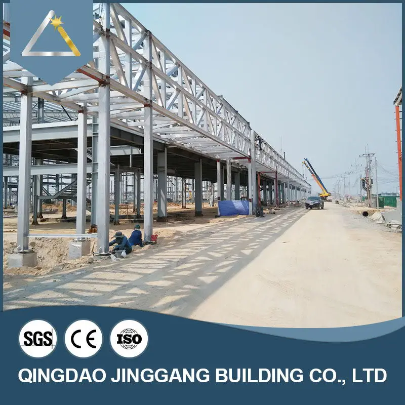 Design Multifunctional Vehicle Steel Garage Low Cost New Customized Light Steel Structure House Steel Space Truss Structure