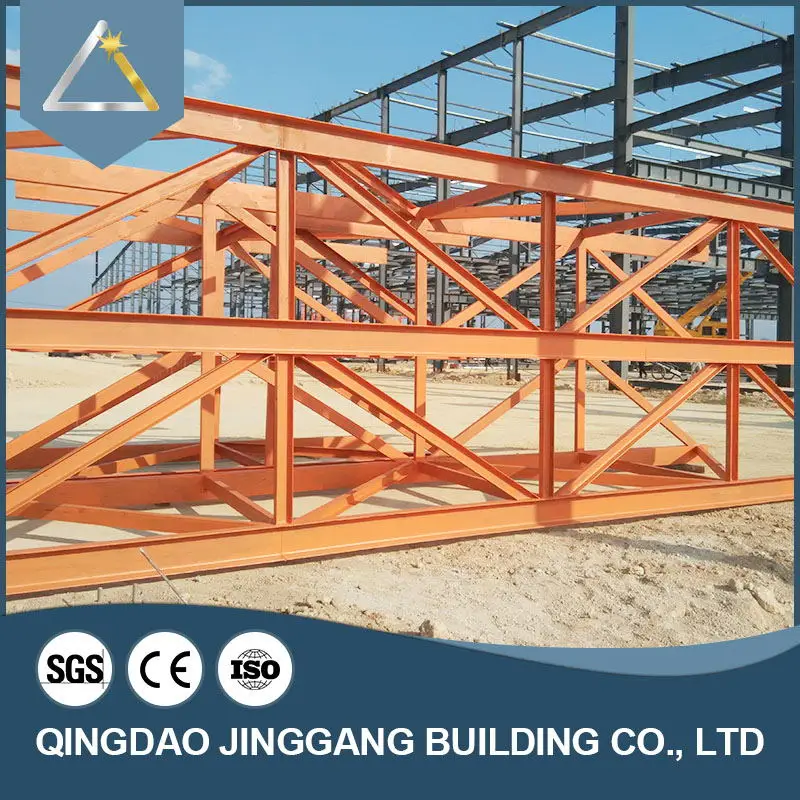 Prefab Galvanized Industrial Steel Roof Truss Design