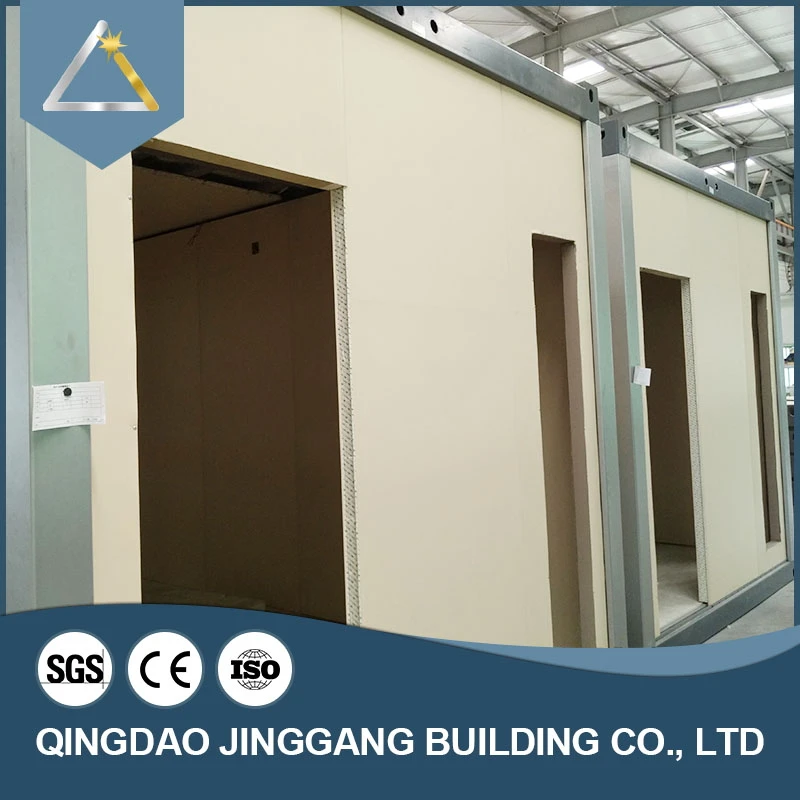 Low Cost Fast Construct Earthquake Proof Container House Price Light Steel Prefab Container House Folding Container Storage 20ft