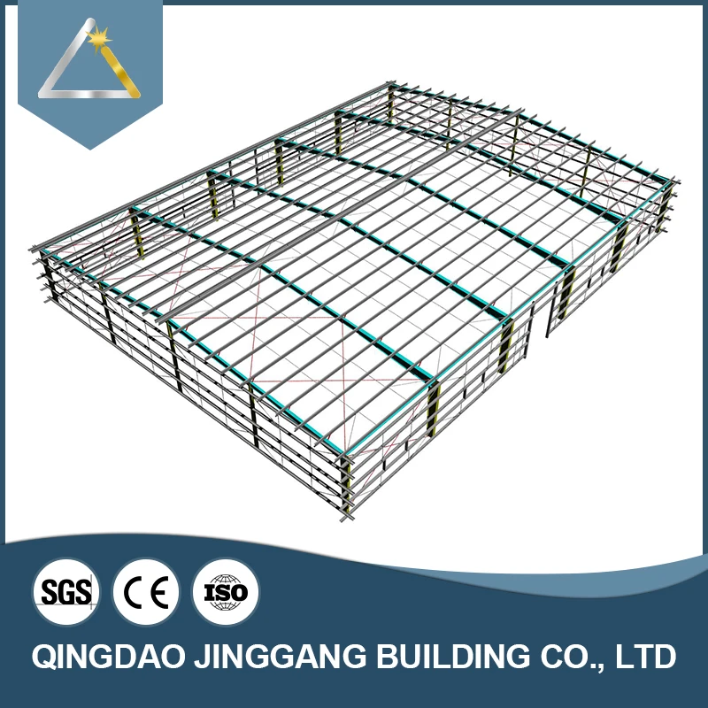 Design Multifunctional Vehicle Steel Garage Low Cost New Customized Light Steel Structure House Steel Space Truss Structure
