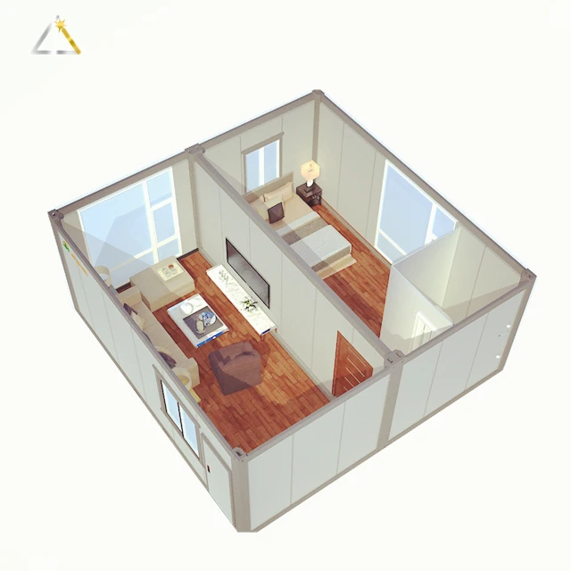 Container House for Modular Prefabricated Hotel Rooms