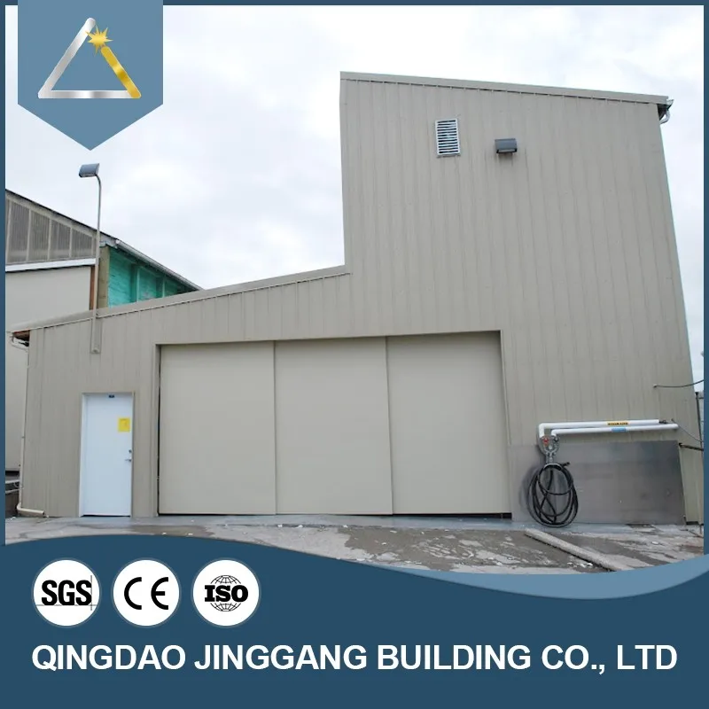 China Good Quality Industrial Design Steel Structure Shed Plant Workshop Pole Barn with Sandwich Panel and 5+ Year Warranty