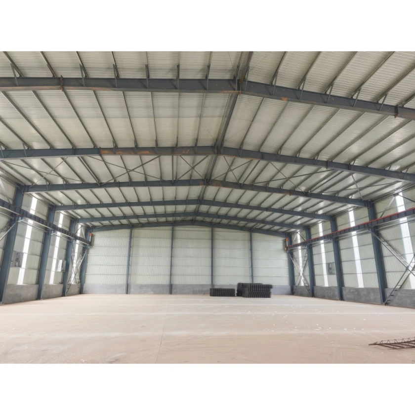 Large Span Prefab Type Skeleton Metal Multi Door Industry Warehouse Workshop Steel Structure Factory